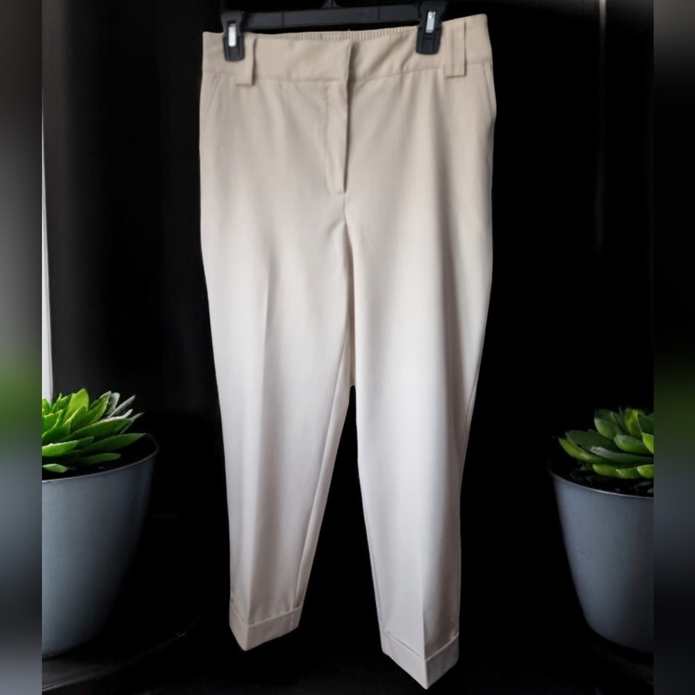 Rachel Zoe Ivory High Waisted Dress Pants Ladies Size 8